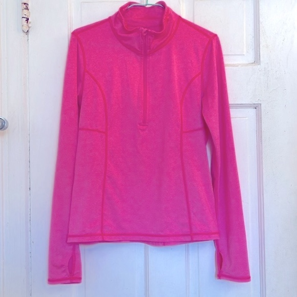 Zella Girl pink athletic zip top in size xl/14-16